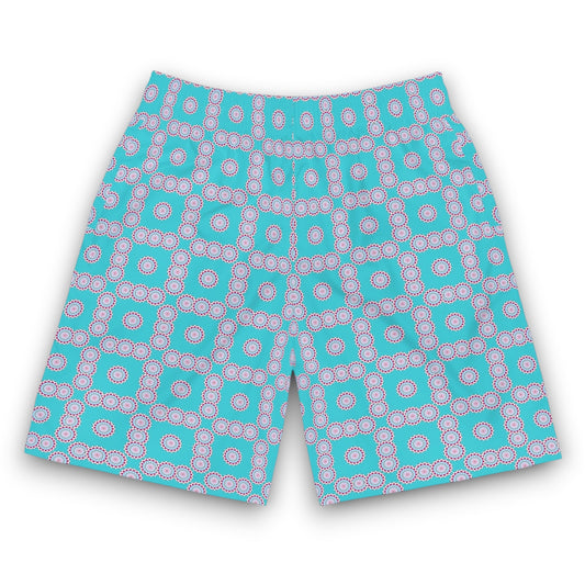 Men's "HYP3R" Check Jogger Shorts (AOP)