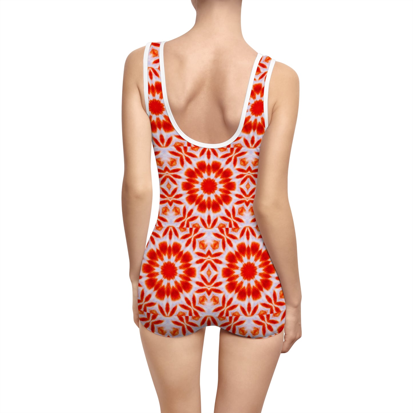 Women’s "SACRAL" Cymatic AOP Vintage Swimsuit