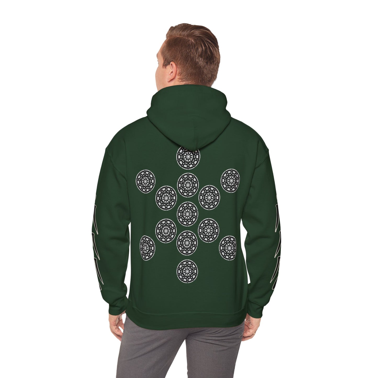 Men's 3ETD Noir "STMPUNK" Print Hoodie