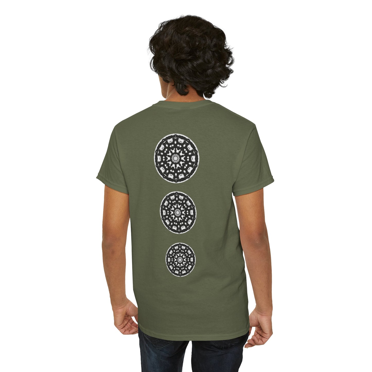 Men's 3ETD Cymatic Print T Shirt (STMPUNK)
