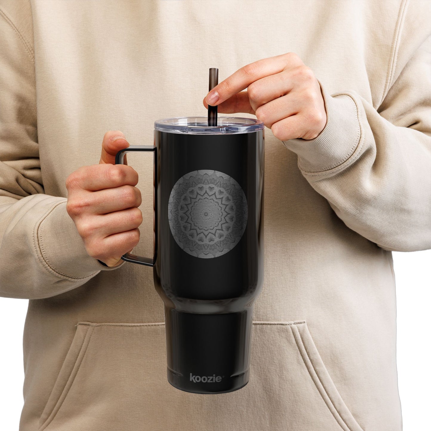 "DECA" Insulated Tumbler with Lid, 1.2L (Engraving)