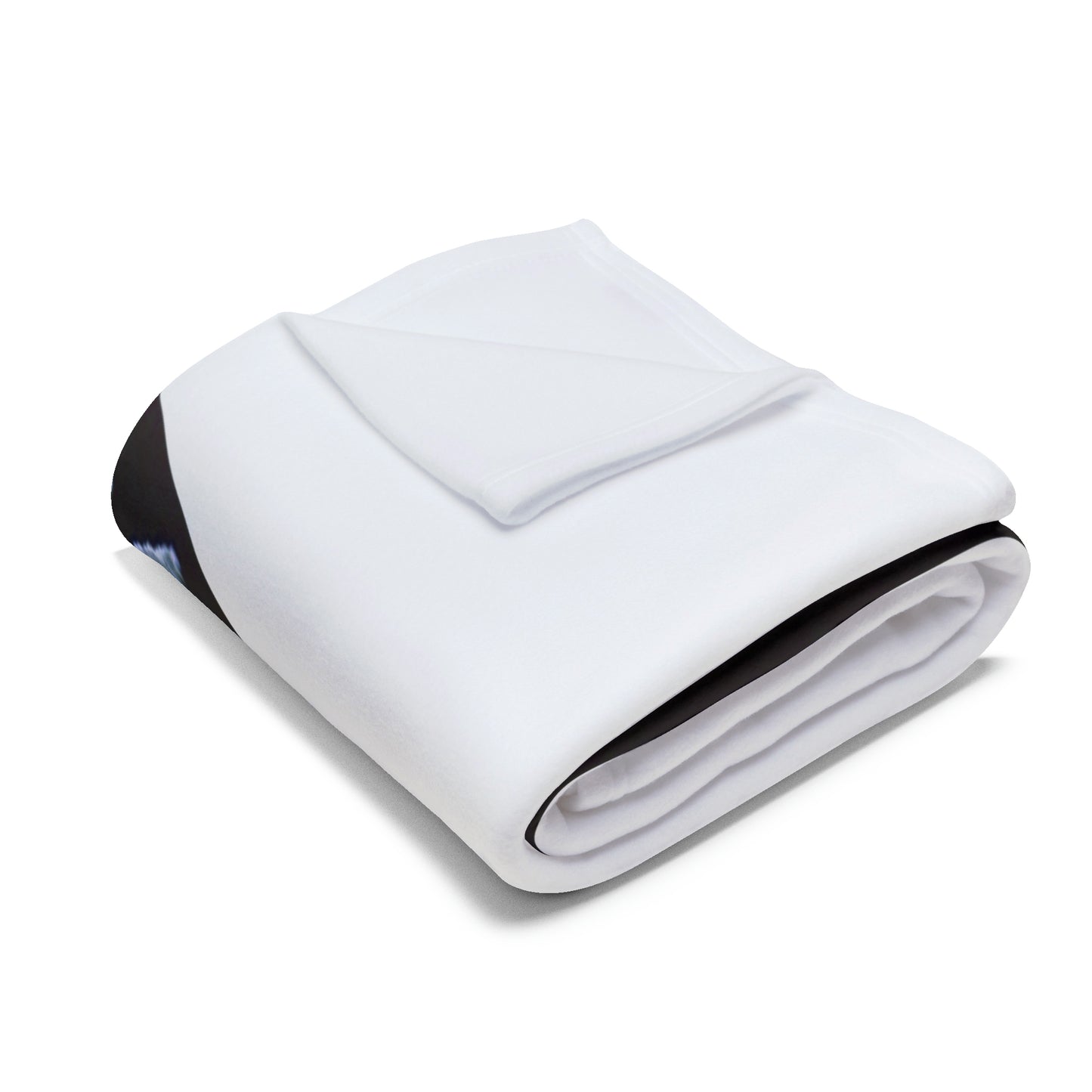 MAYA Cymatic Arctic Fleece Blanket (White)