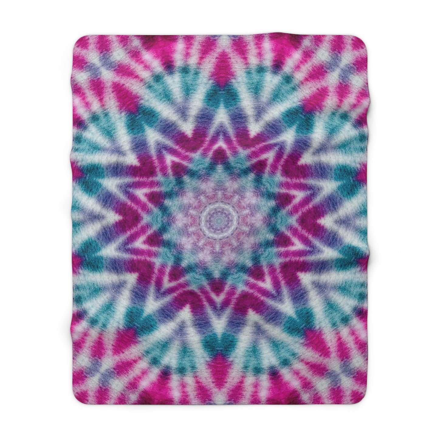 "ULTRAVIOL3T" Sherpa Fleece Blanket | Cosy Throw for Home Decor & Gifts