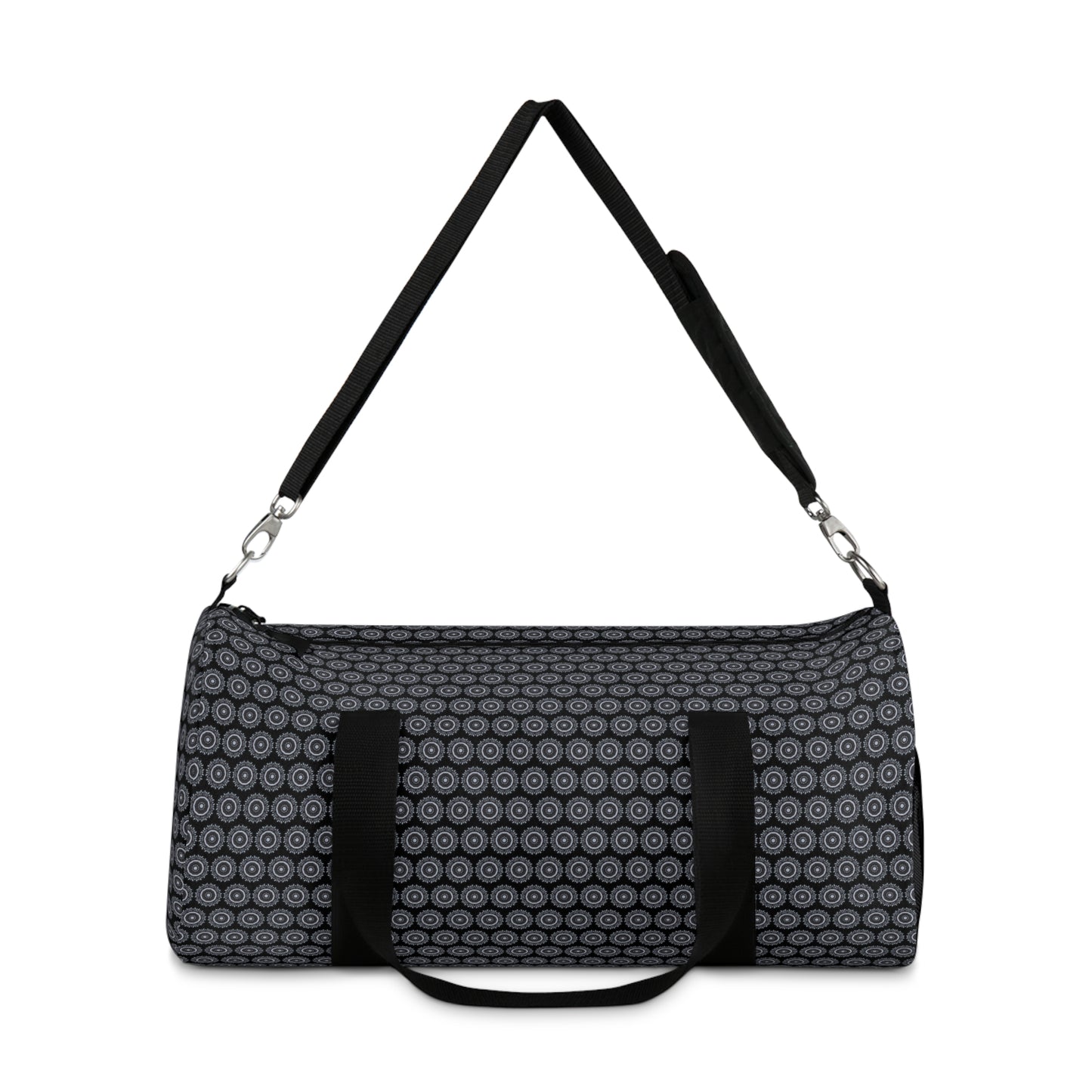 MAYA Cymatic Print Duffel Bag (Black)