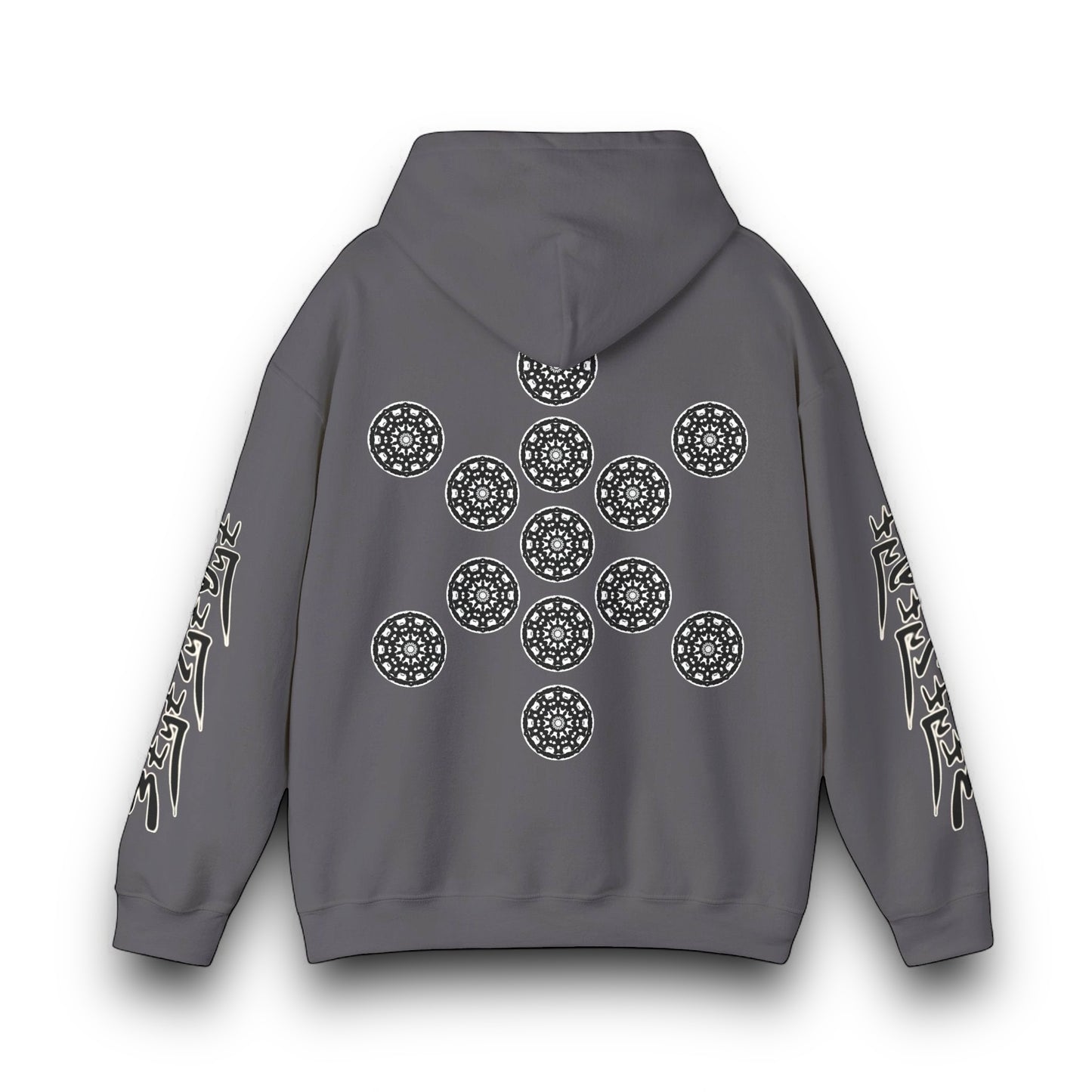 Men's 3ETD Noir "STMPUNK" Print Hoodie