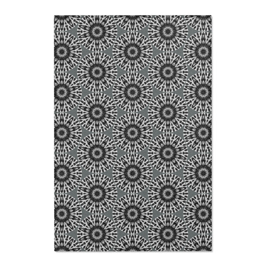 “E-VEIL I” Cymatic Area Rug (Dark Grey) - Modern Home Decor