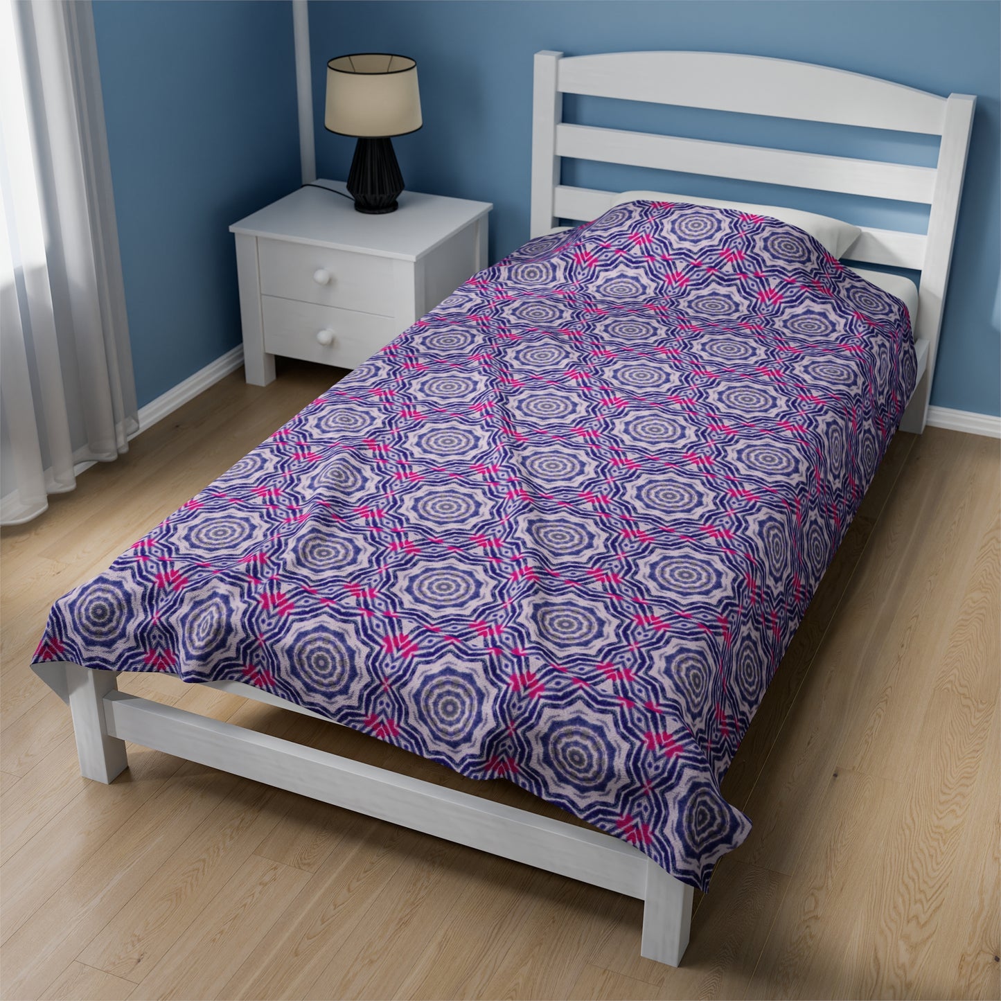 VibeRATE Cymatic AOP Velveteen Blanket
