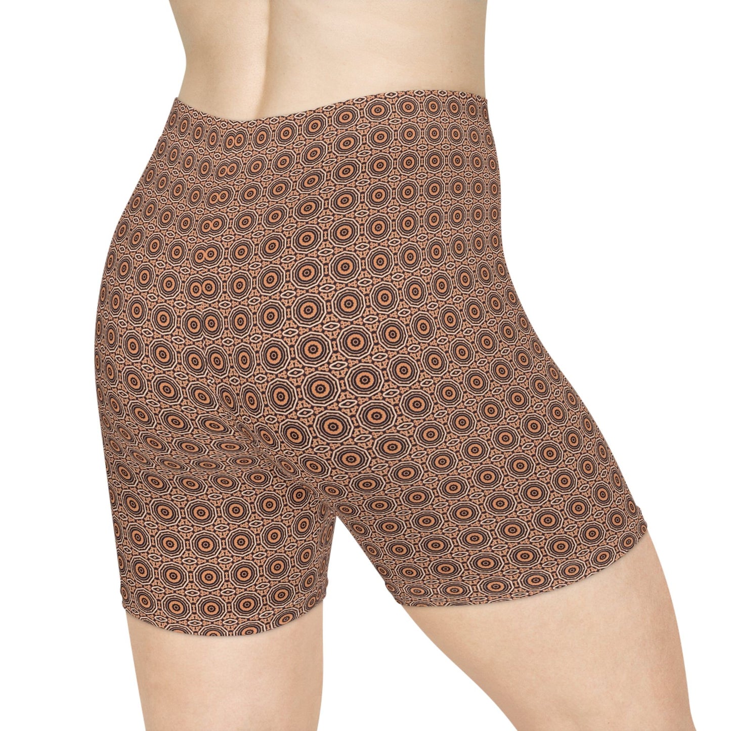 Women's Cymatic AOP Biker Shorts (EYECEE)