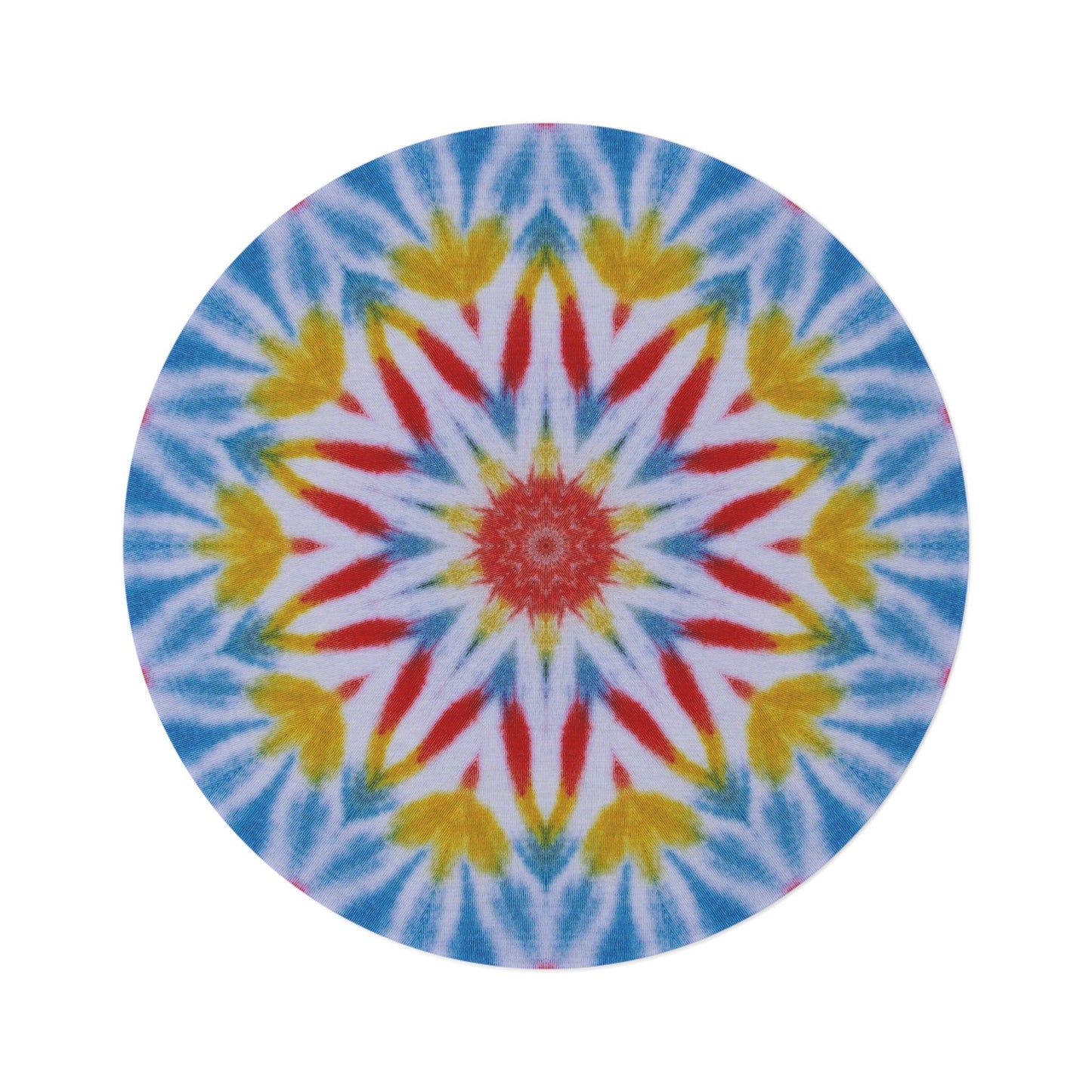 “CRISTOS” Cymatic Print Round Rug