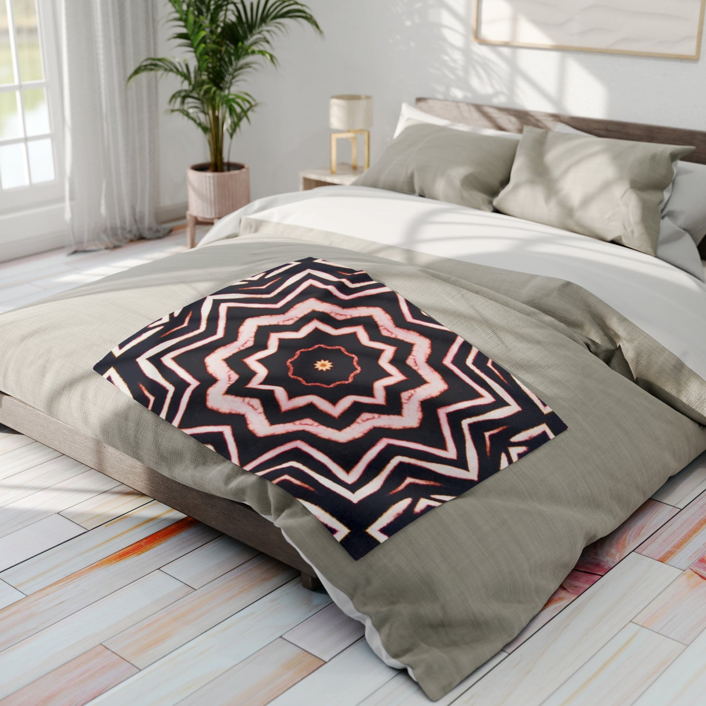 A-BYSS Cymatic Arctic Fleece Blanket
