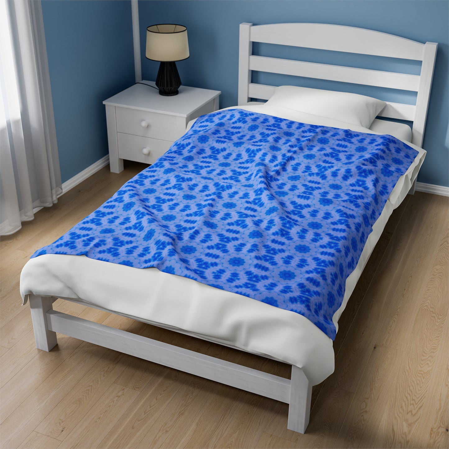 BLU3DR3AM Cymatic AOP Velveteen Blanket