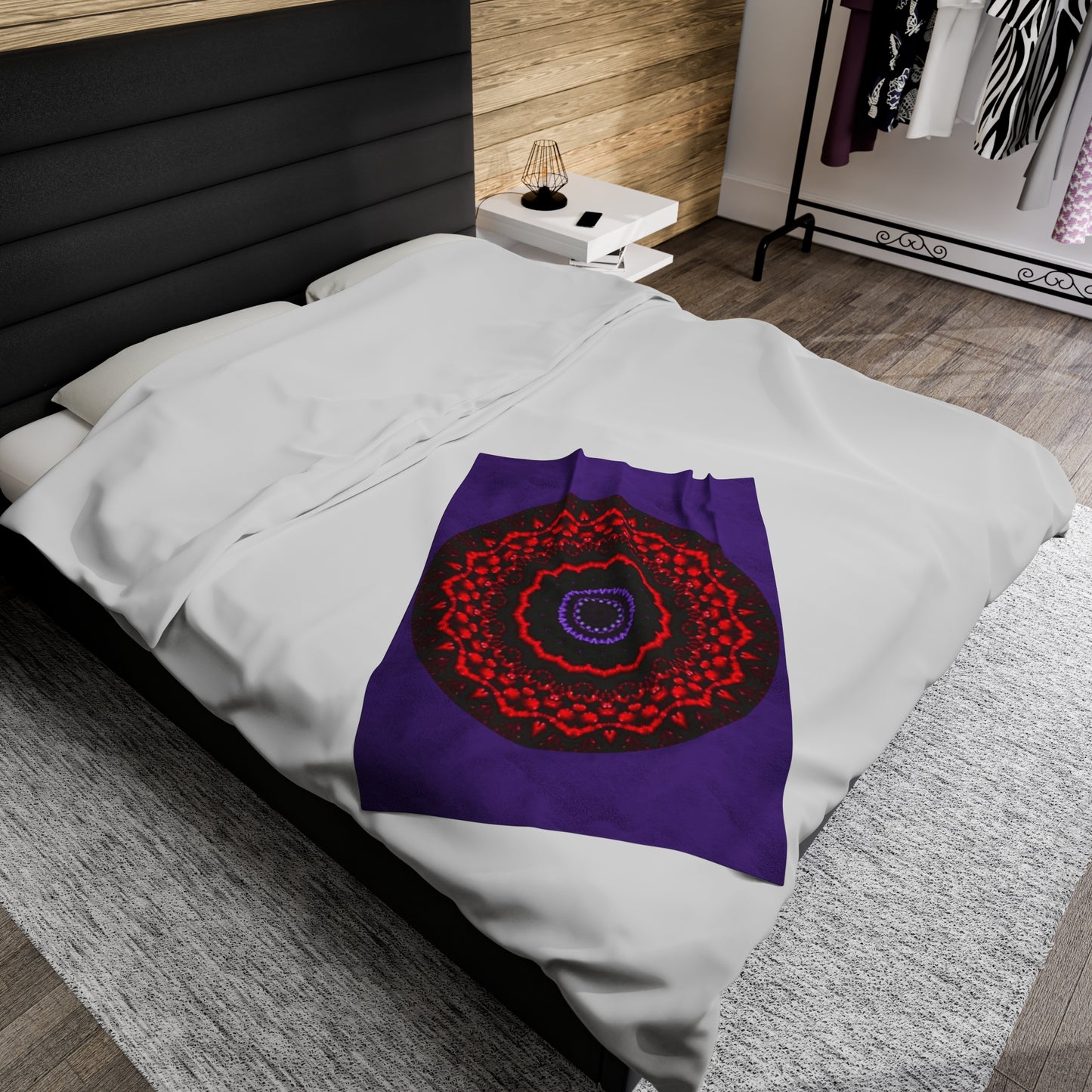 VESI-2 Cymatic Velveteen Blanket (Purple)