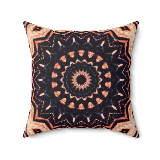 "TRIBAL" Cymatic Print Square Cushion