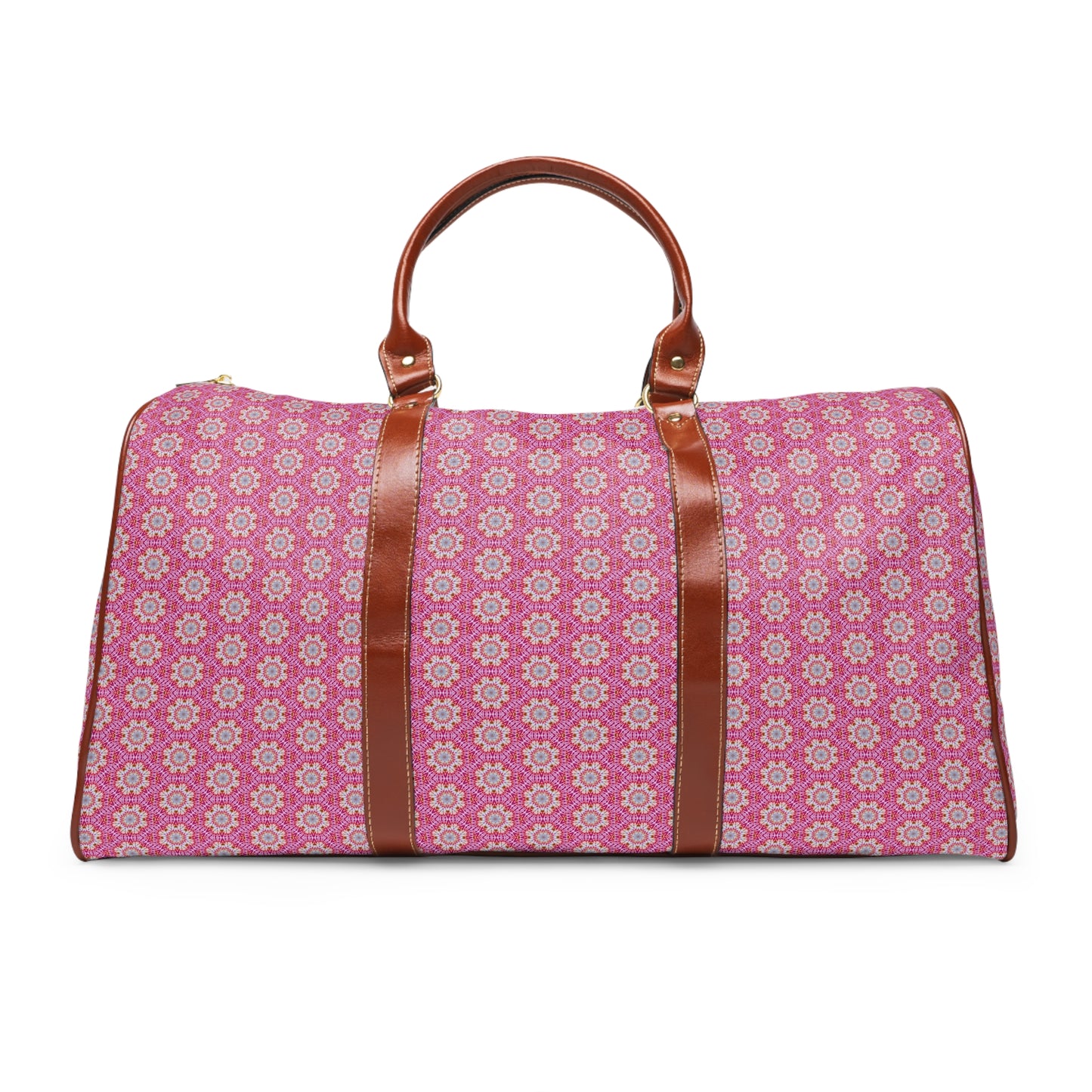 COM.PL3X Cymatic Aop Waterproof Pu Travel Bag