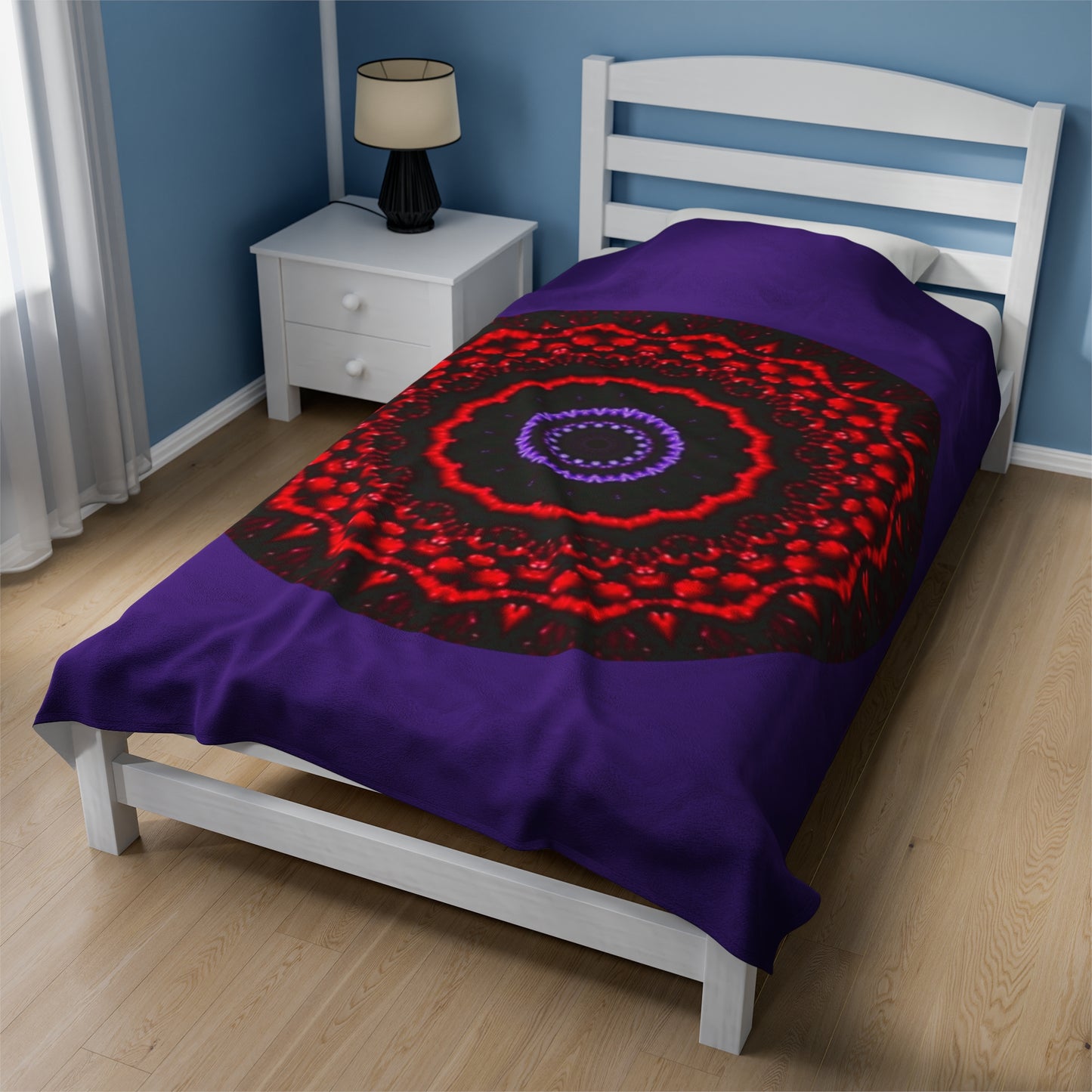 VESI-2 Cymatic Velveteen Blanket (Purple)