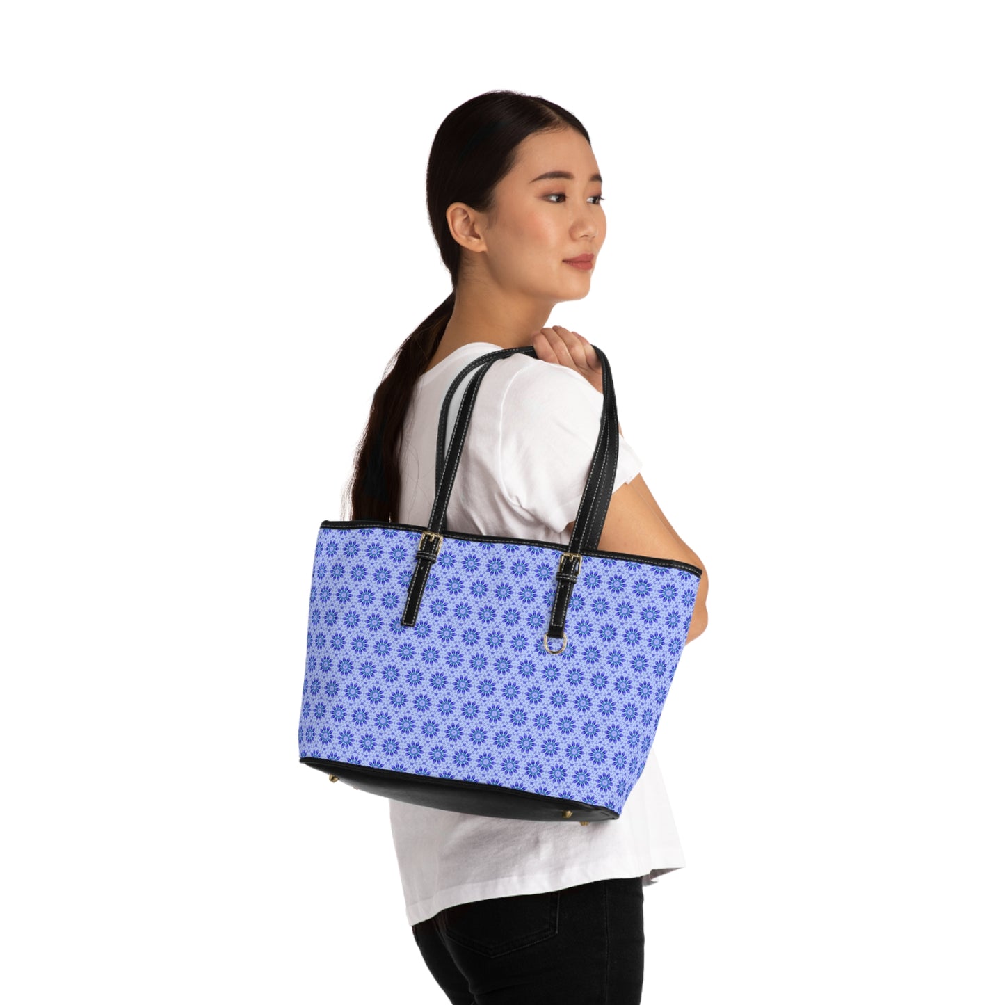 LOTUS Cymatic Aop Pu Leather Shoulder Bag