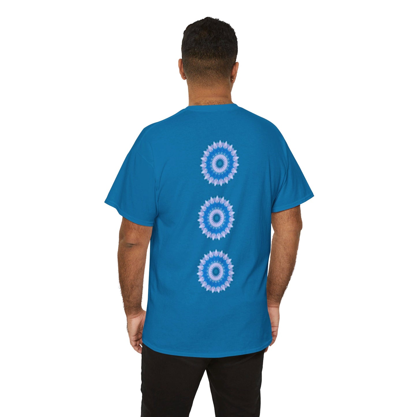 3EyeTyeDye Cymatic Prt Heavy Cotton T Shirt (E-VEIL EYE)