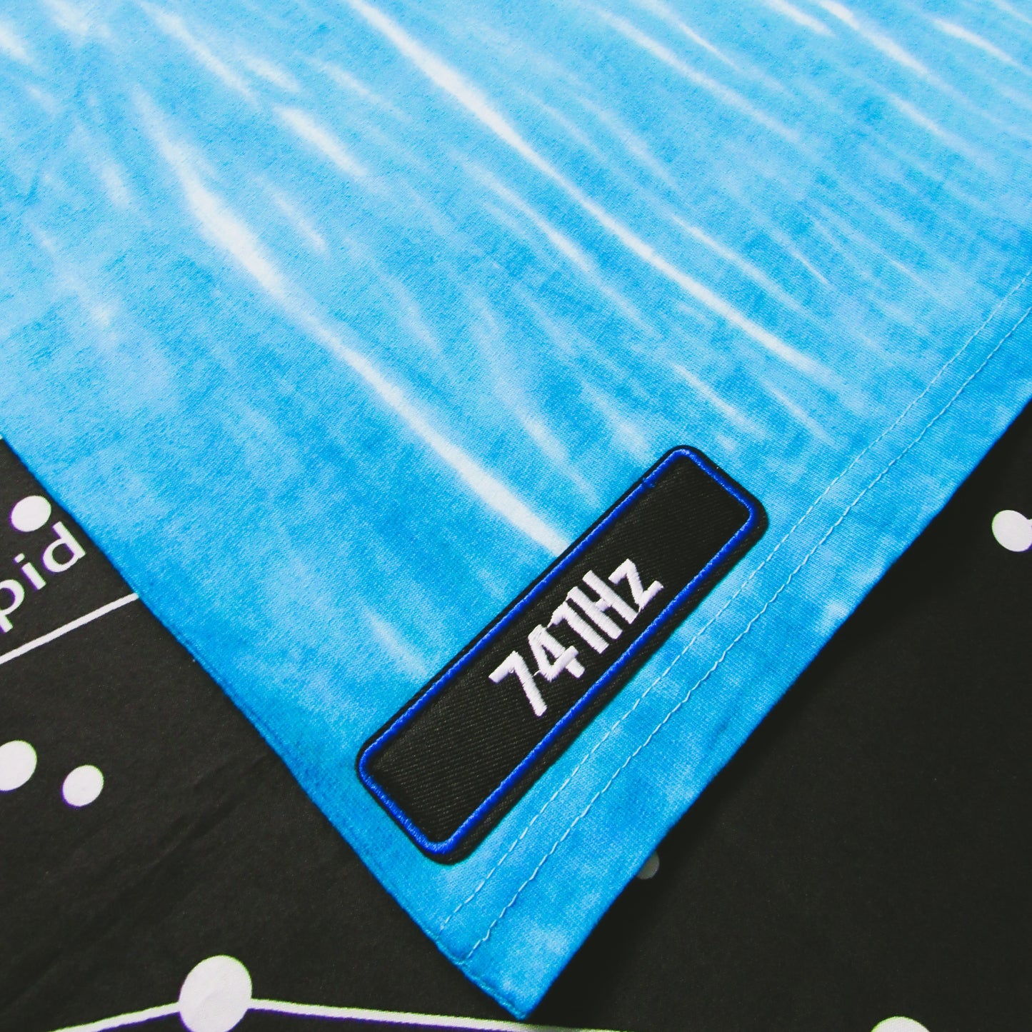 Aquamarine Shibori Oversized Tie Dye T Shirt