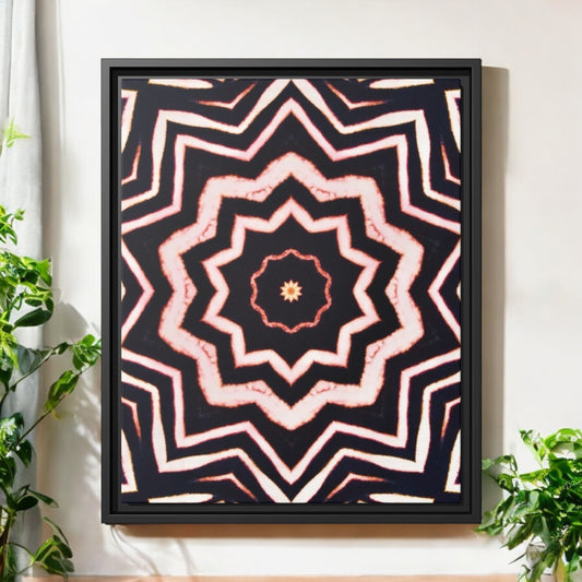 “A-BYSS” Matte Canvas, Black Frame