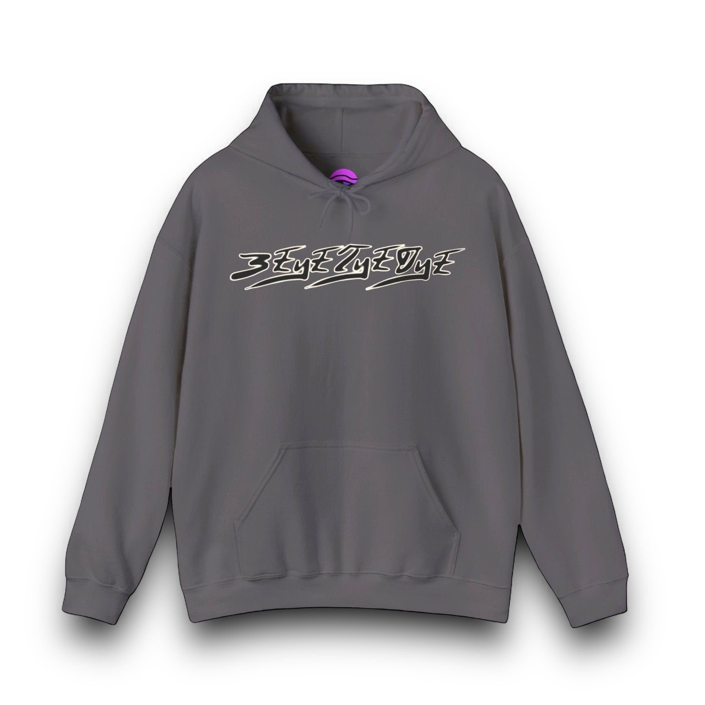 Men's 3ETD Noir "417" Cymatic Print Hoodie