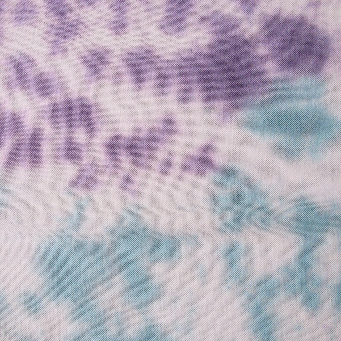 Blue & Purple Crumple Tie Dye Polo Shirt