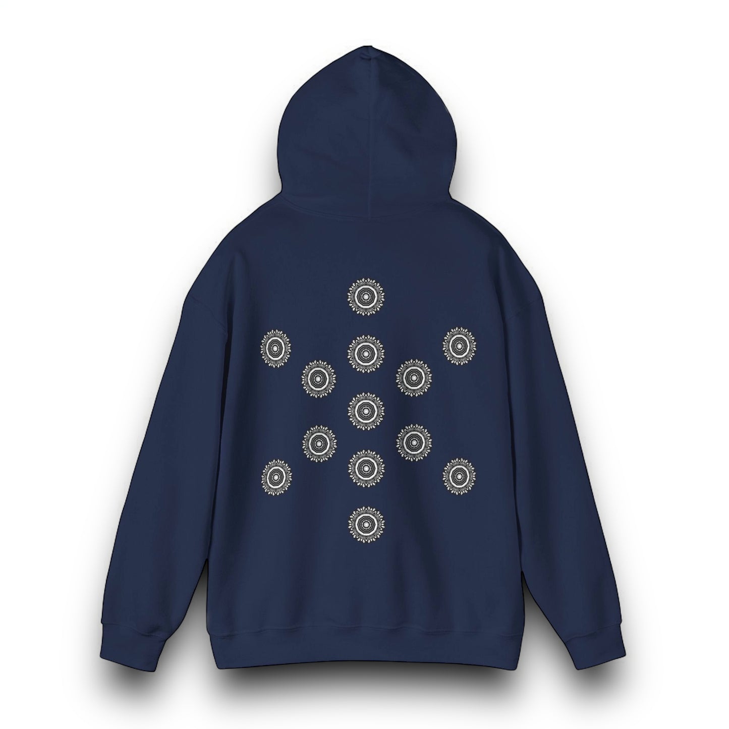 Men's 3ETD Noir "MAYA" Cymatic Print Hoodie