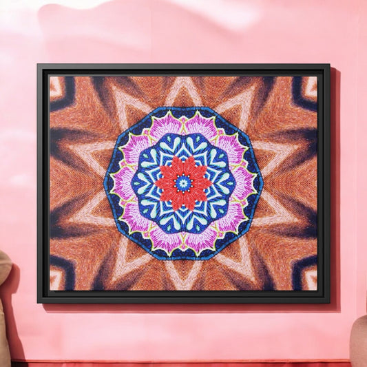 “DECA” Matte Canvas, Black Frame