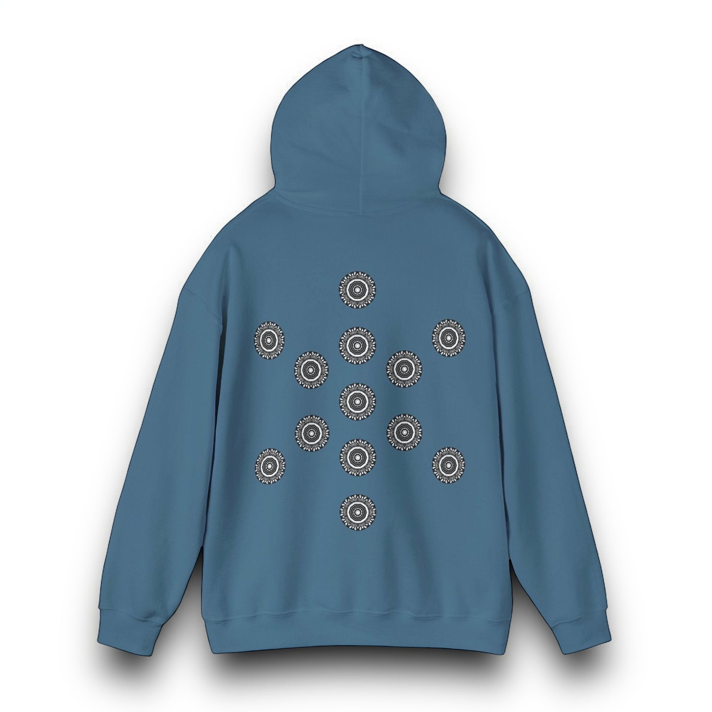 Men's 3ETD Noir "MAYA" Cymatic Print Hoodie