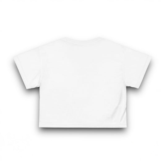 Women's “SAHAS” Cymatic Print Crop T Shirt