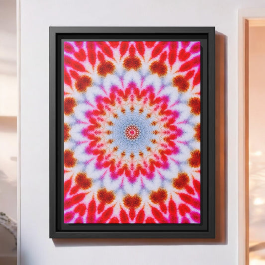 “COM.PL3X-2” Matte Canvas, Black Frame