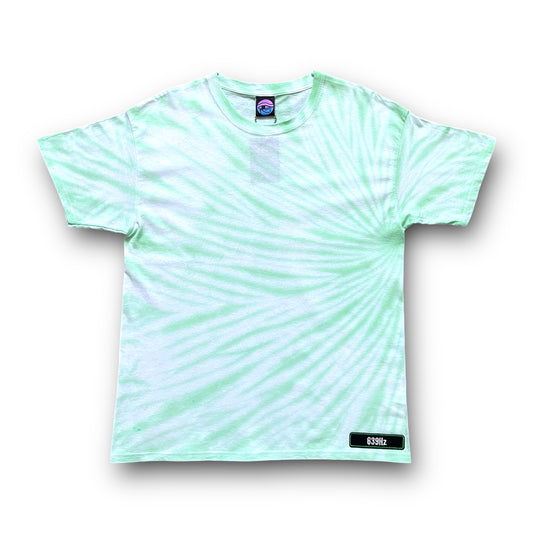 Emerald Green Sunrise Tie Dye T Shirt (639Hz)