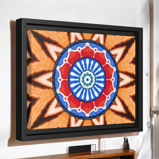 “KABBA” Matte Canvas, Black Frame