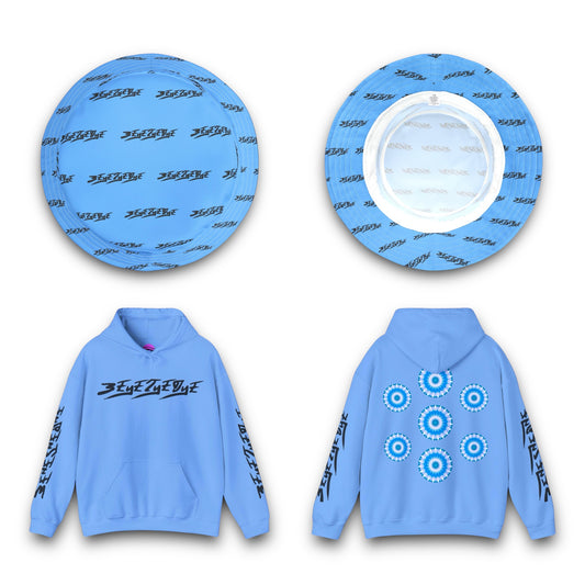 Men’s 3ETD “E-VEIL I” Cymatic Print Set (Blue)