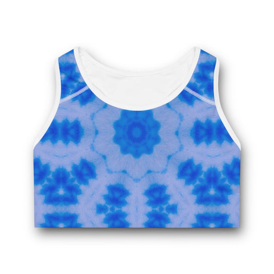 Women's "BLU3DR3AM" Cymatic Sports Bra for Active Lifestyle
