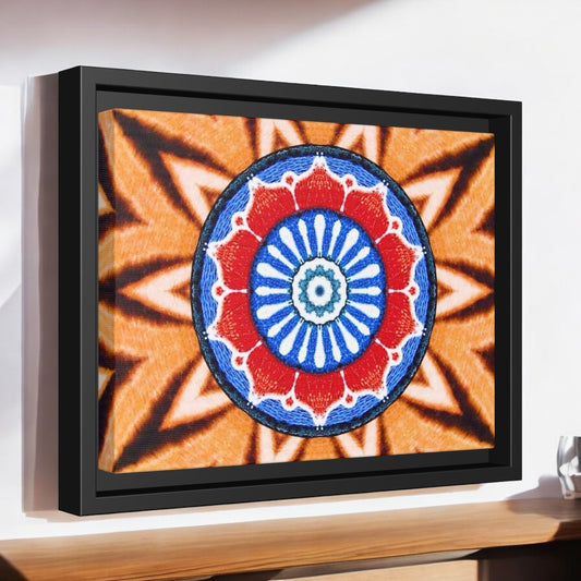 “KABBA” Matte Canvas, Black Frame