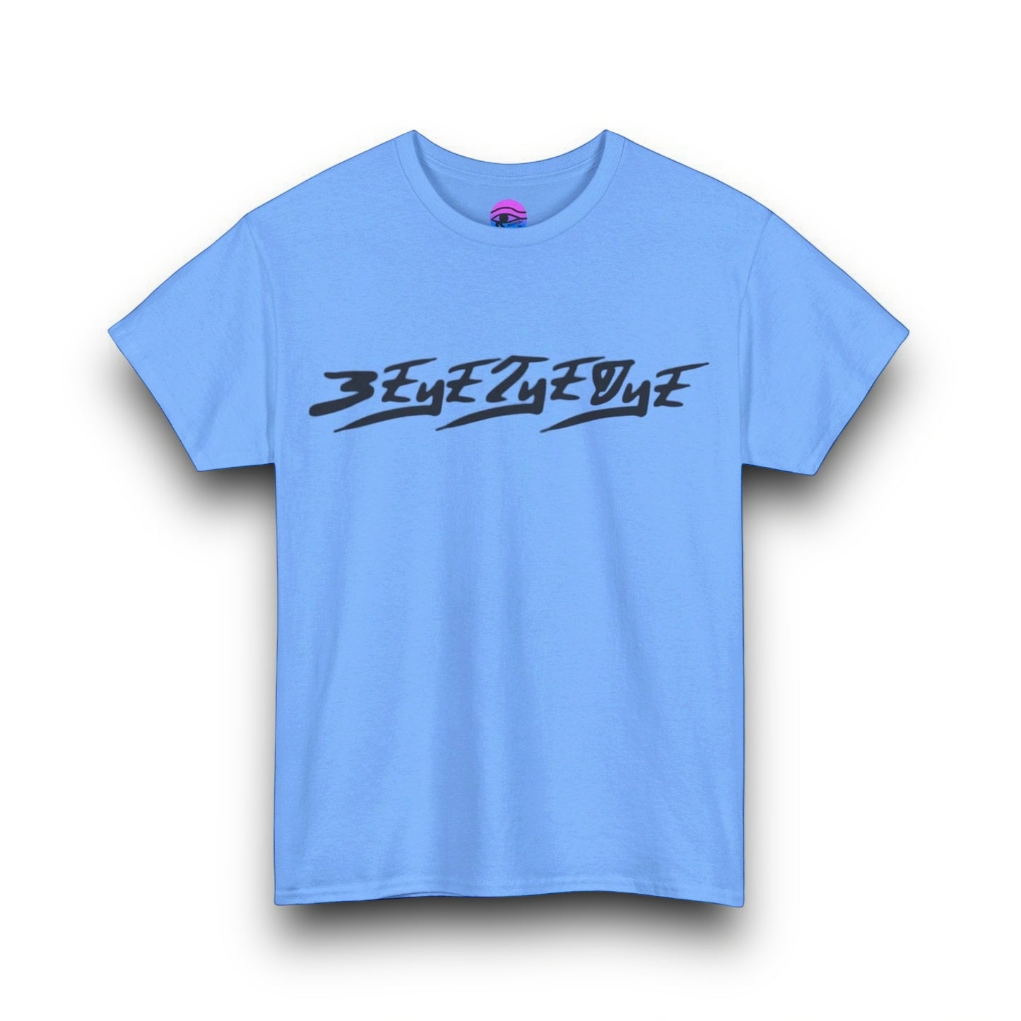 3EyeTyeDye Cymatic Prt Heavy Cotton T Shirt (E-VEIL EYE)