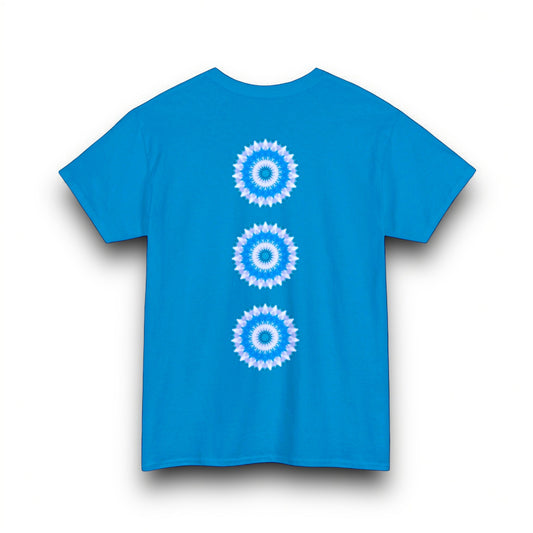 Men’s 3ETD Cymatic Prt Heavy Cotton T Shirt (E-VEIL I)