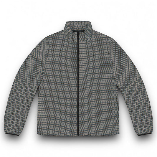 Men's “BLKSUN” Cymatic AOP Puffer Jacket