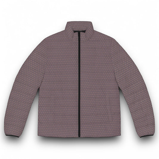 Men's “A-BYSS” Cymatic AOP Puffer Jacket