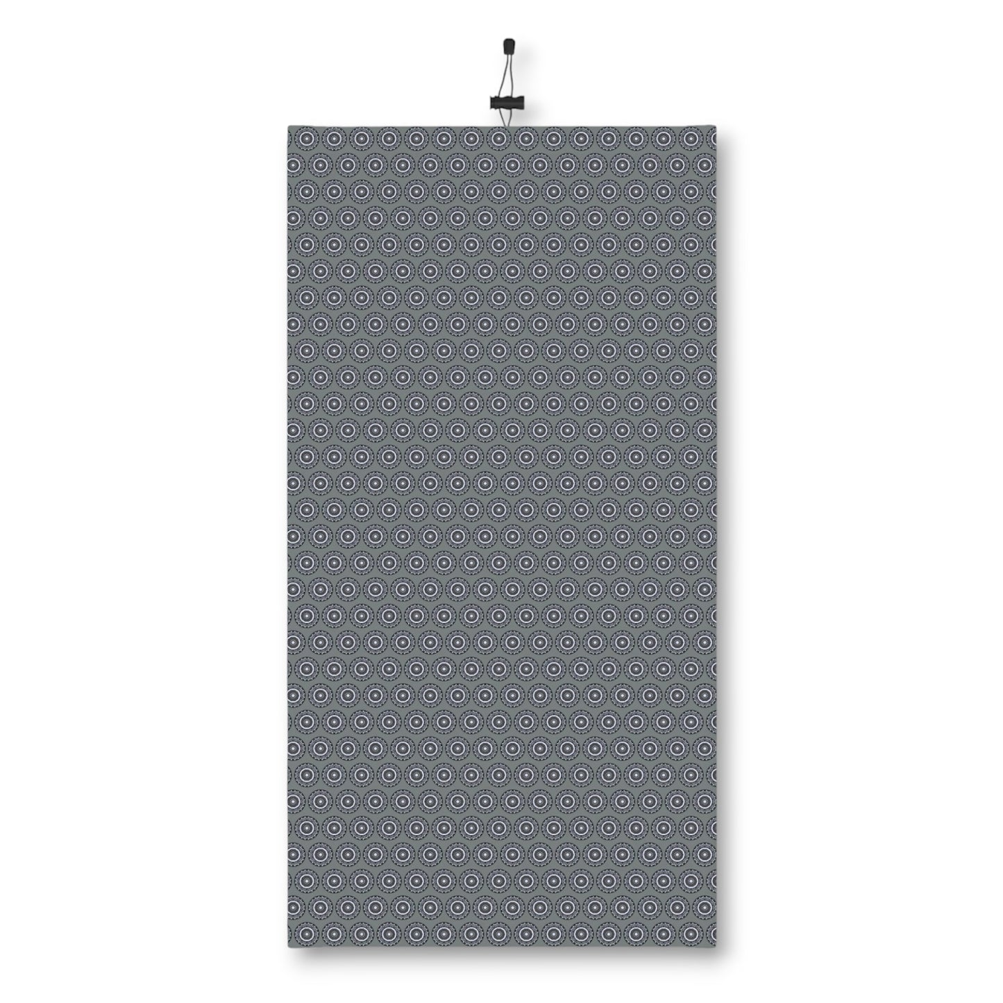 MAYA Aop Drawstring Neck Warmer (Dark Grey)