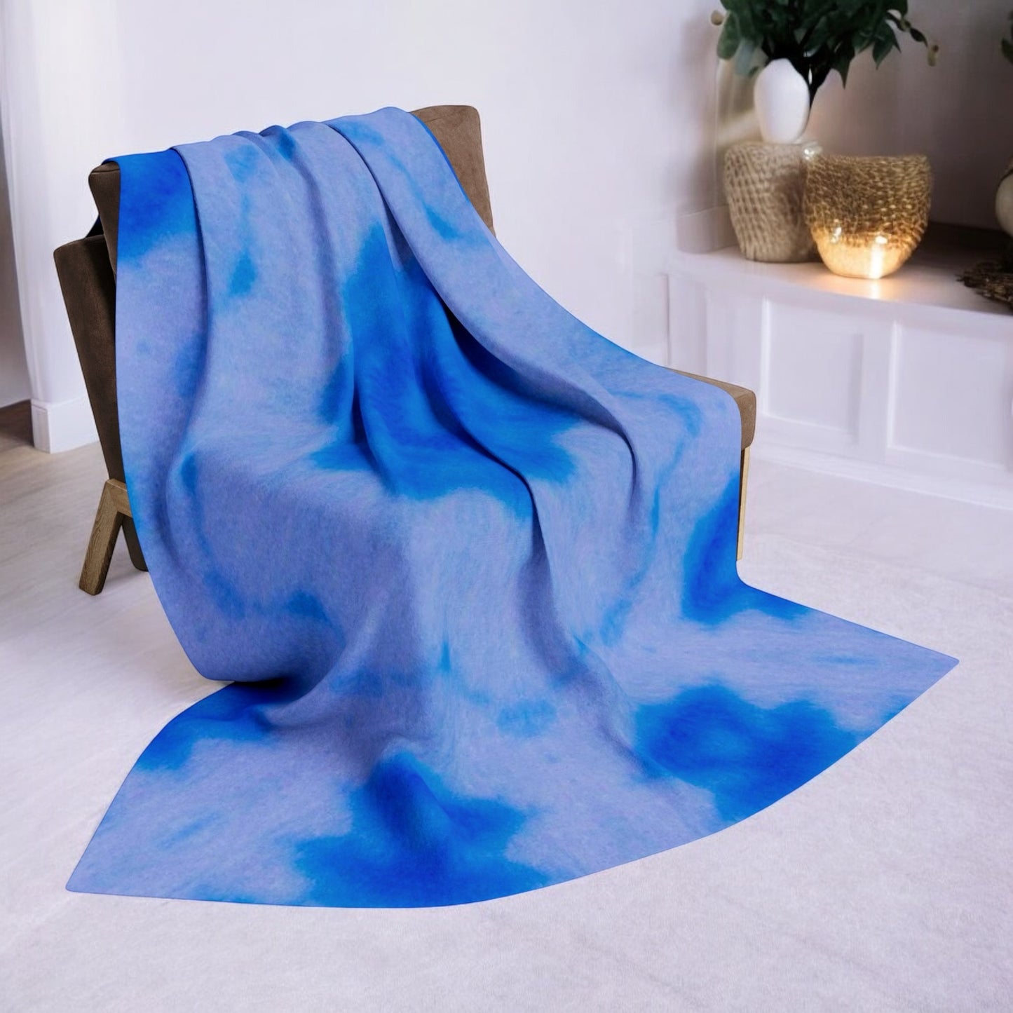 BLU3DR3AM Cymatic Arctic Fleece Blanket