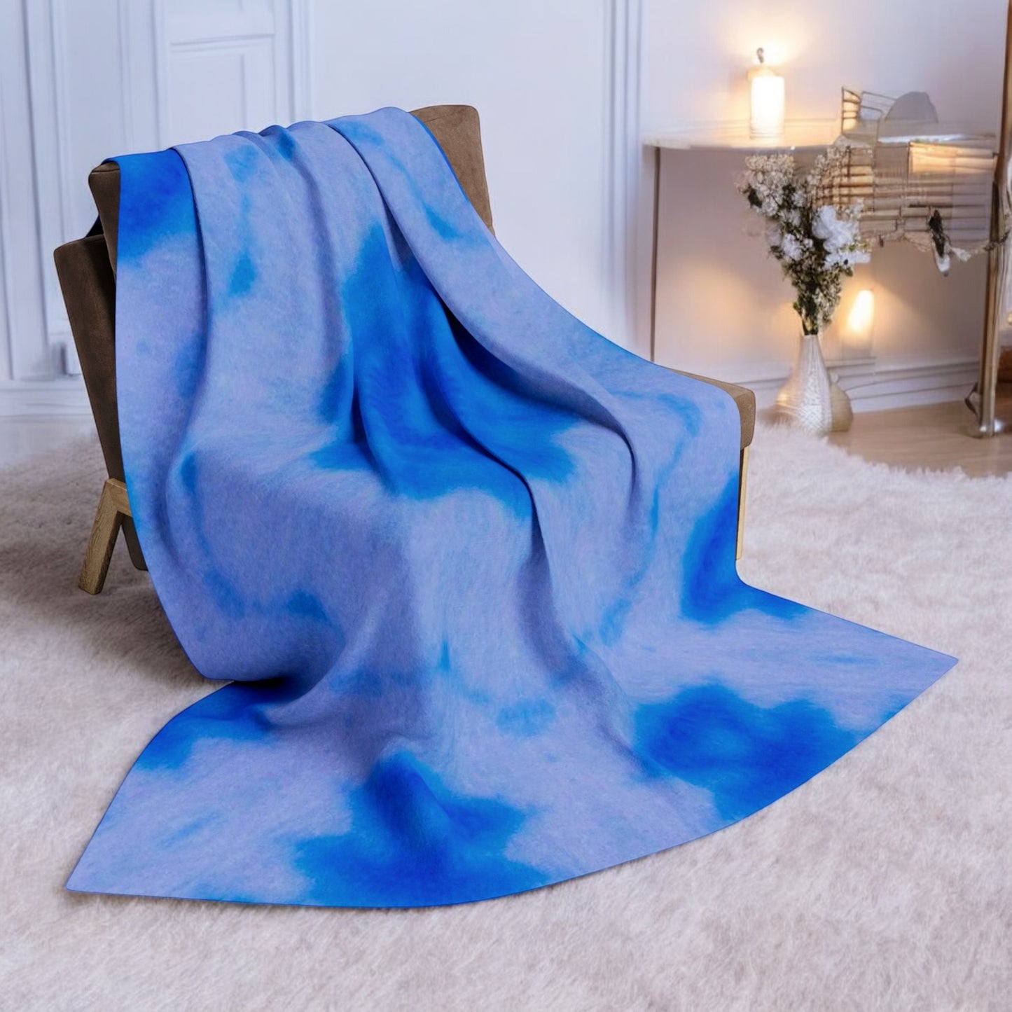 BLU3DR3AM Cymatic Arctic Fleece Blanket