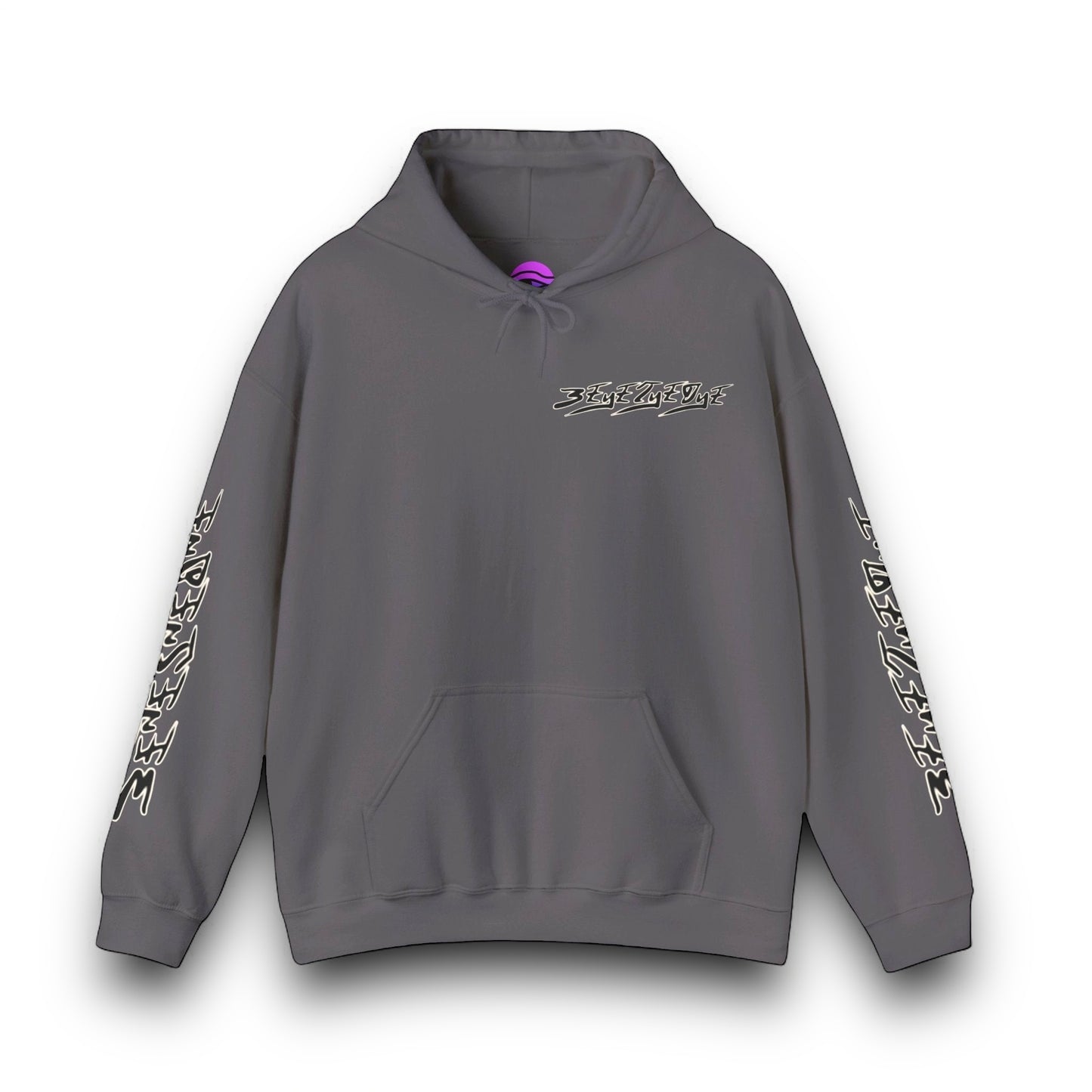 Men's 3ETD Noir "TRIBAL" Cymatic Print Hoodie