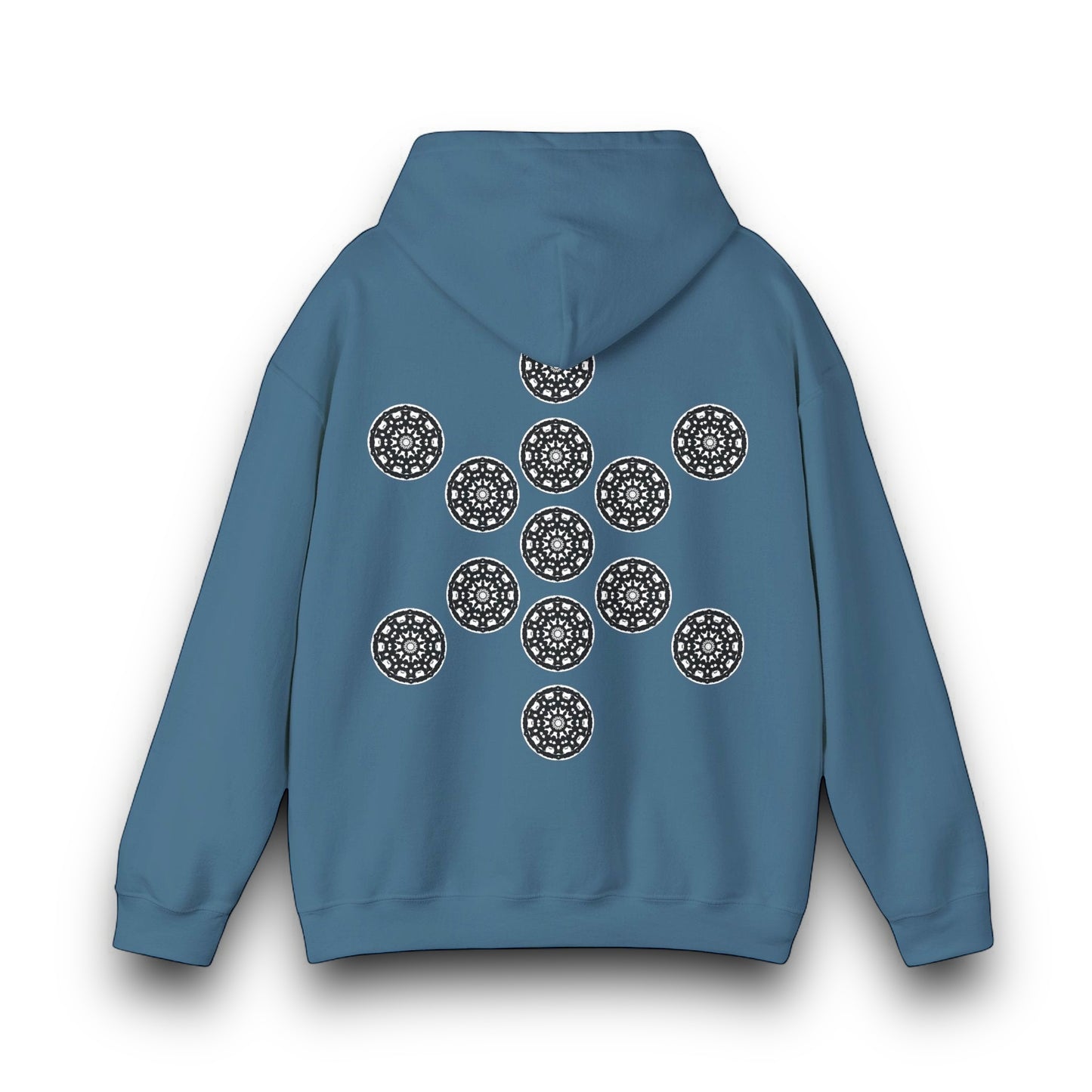 Men's 3ETD Noir "STMPUNK" Cymatic Print Hoodie