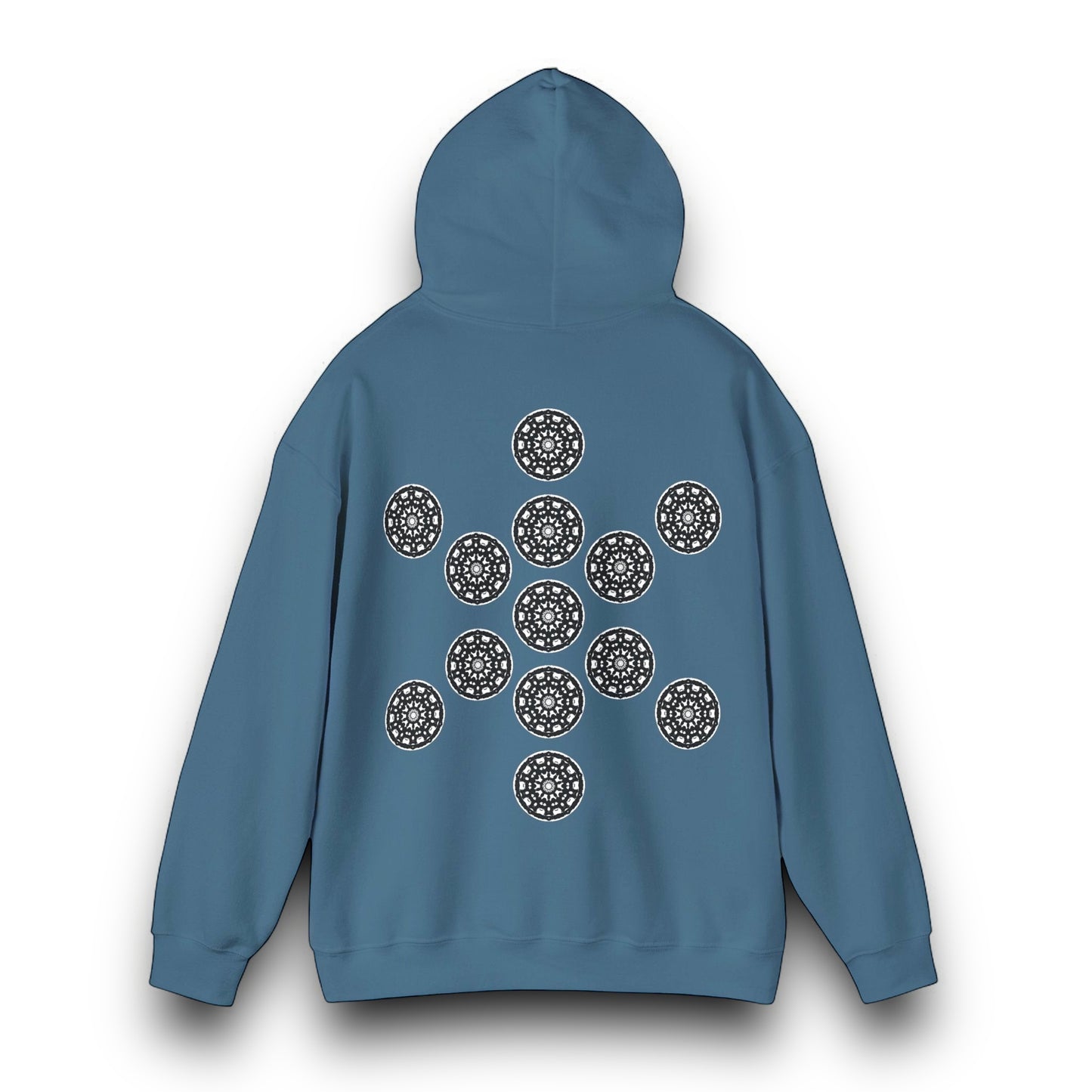 Men's 3ETD Noir "STMPUNK" Cymatic Print Hoodie
