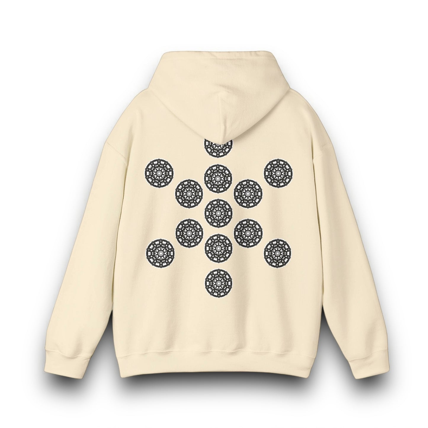 Men's 3ETD Noir "STMPUNK" Cymatic Print Hoodie