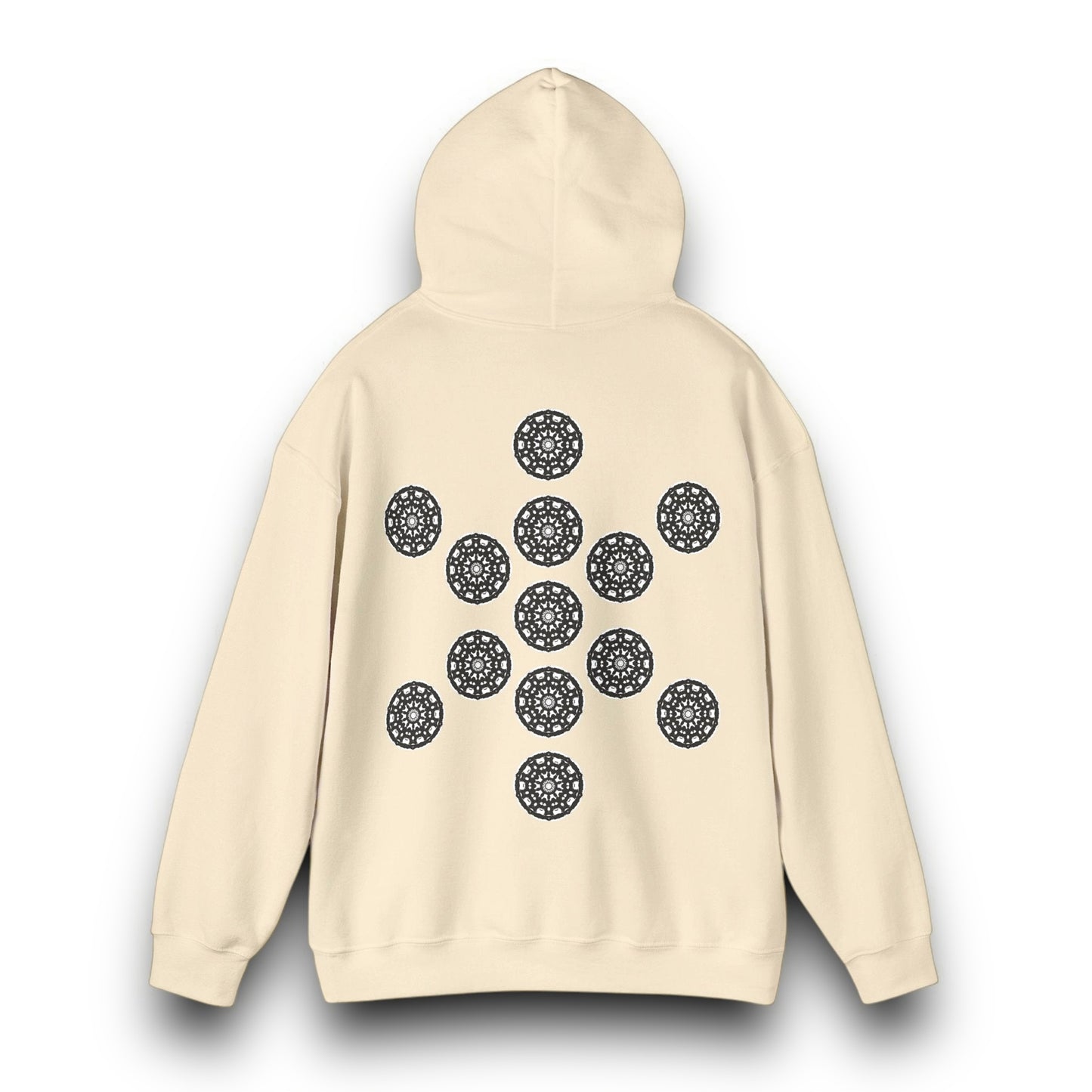 Men's 3ETD Noir "STMPUNK" Cymatic Print Hoodie
