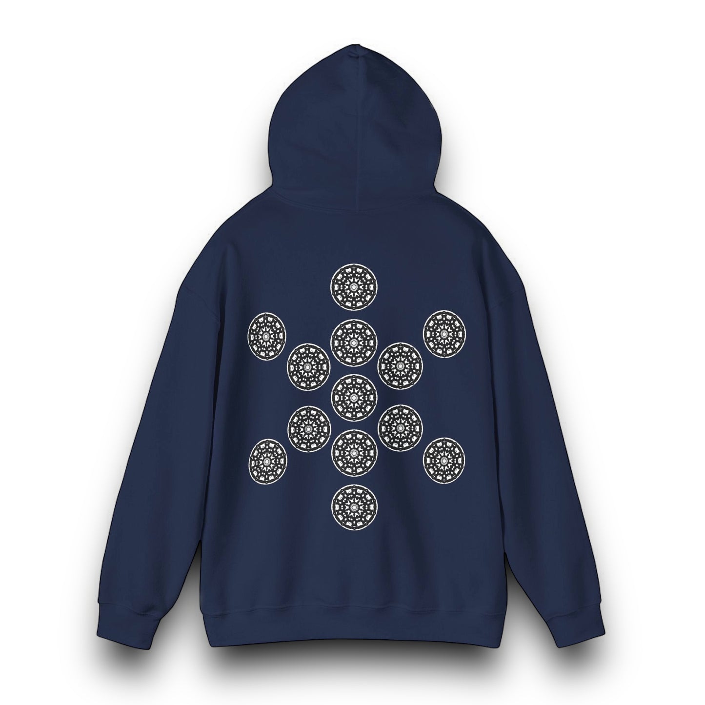 Men's 3ETD Noir "STMPUNK" Cymatic Print Hoodie