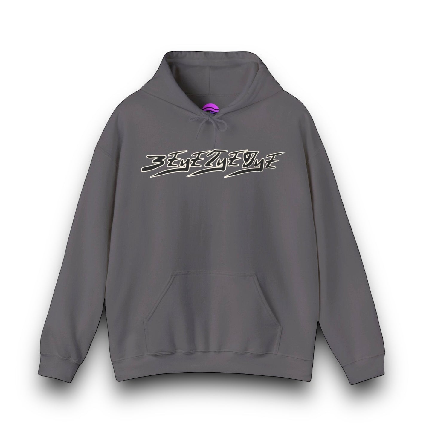 Men's 3ETD Noir "STMPUNK" Cymatic Print Hoodie