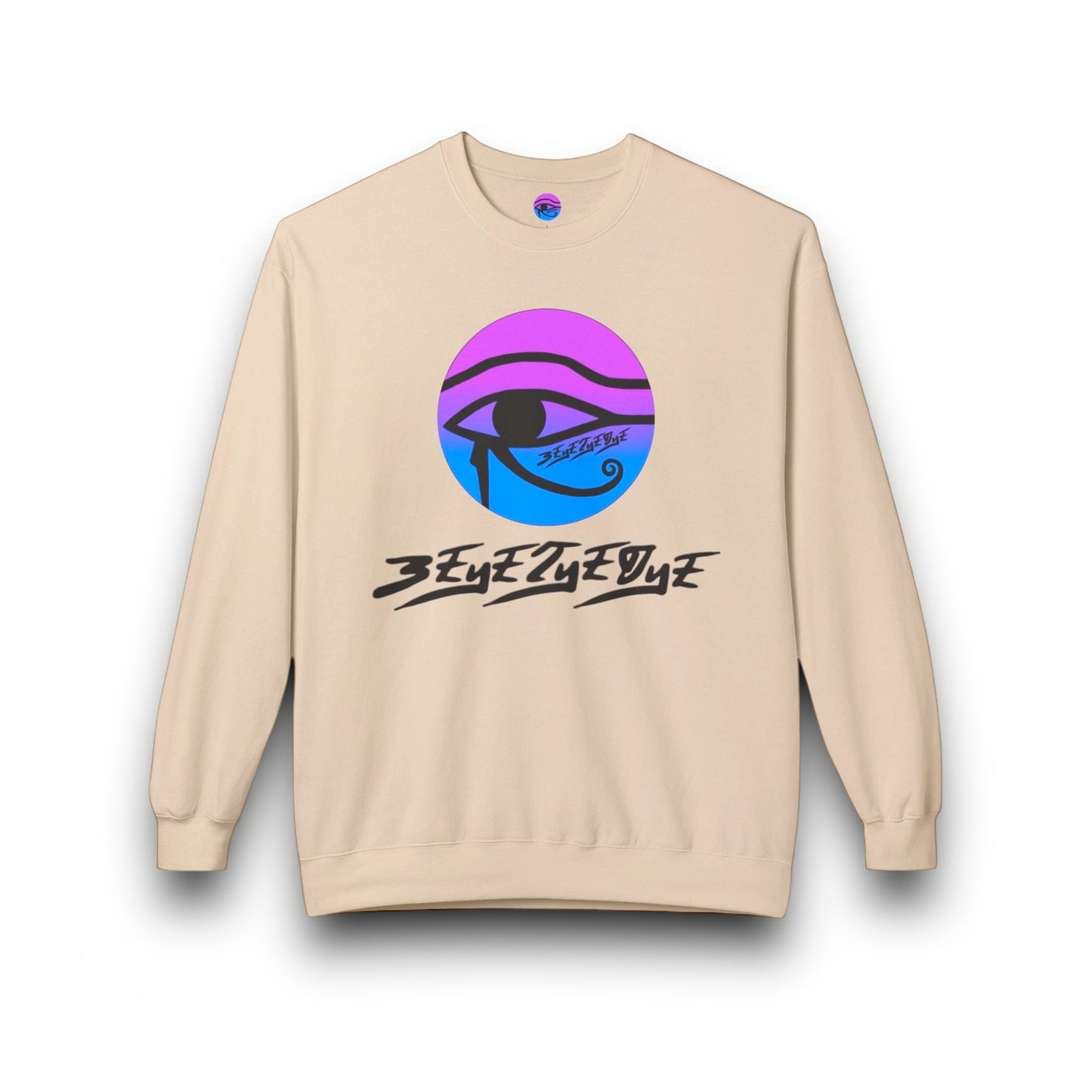 Unisex 3ETD Logo Softstyle Flecce Crewneck